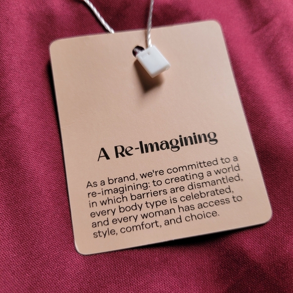 BloomChic blouse red lace shirt top floral wine burgundy feminine plus size 18 - Picture 6 of 10